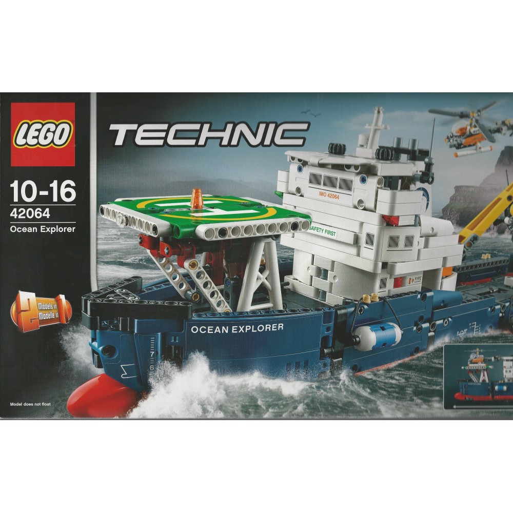 Blive Tilbageholdelse Bliv oppe LEGO TECHNIC 42064 ocean explorer 2 in 1