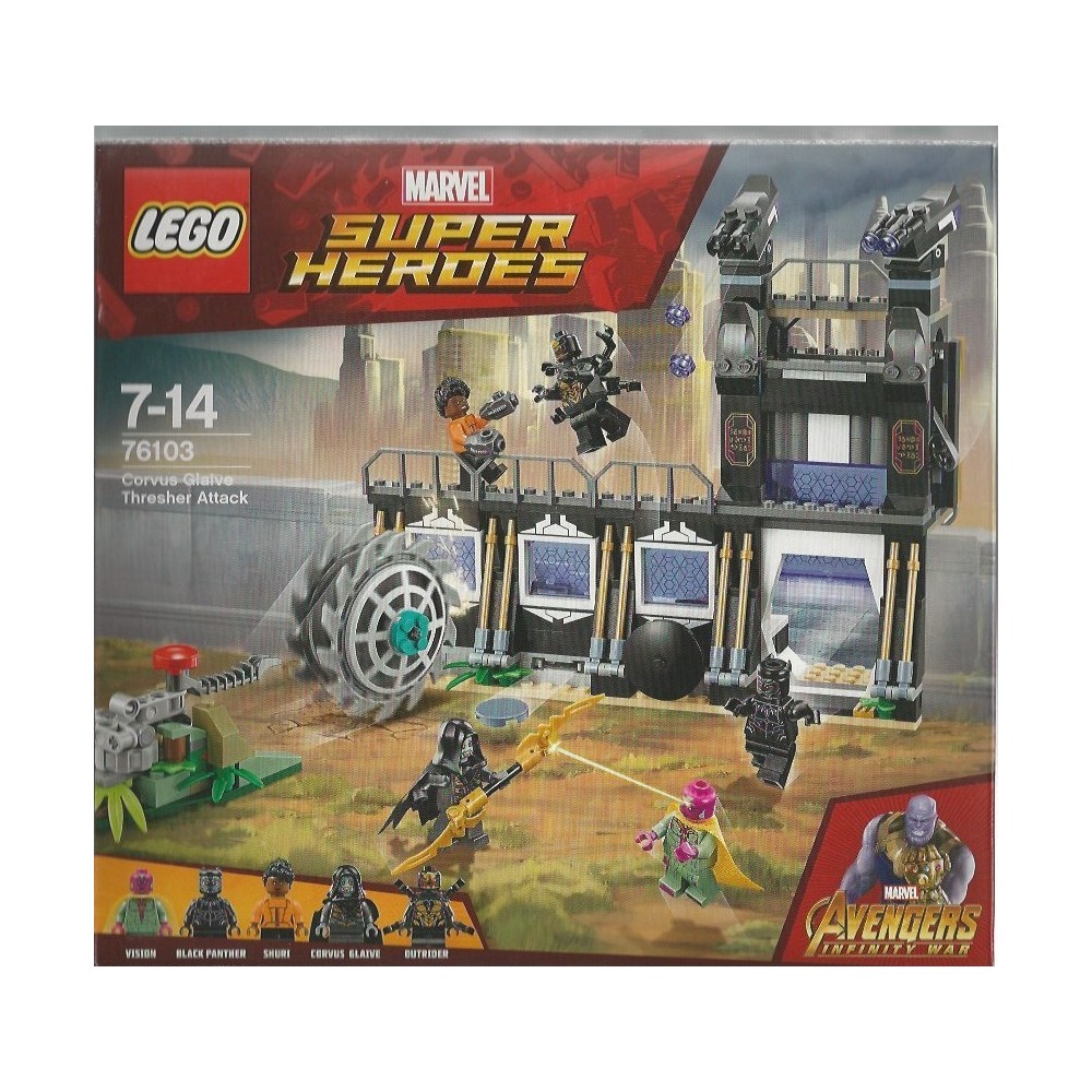 LEGO MARVEL SUPER HEROES 76103 L'ATTACCO FALCIANTE DI CORVUS GLAIVE
