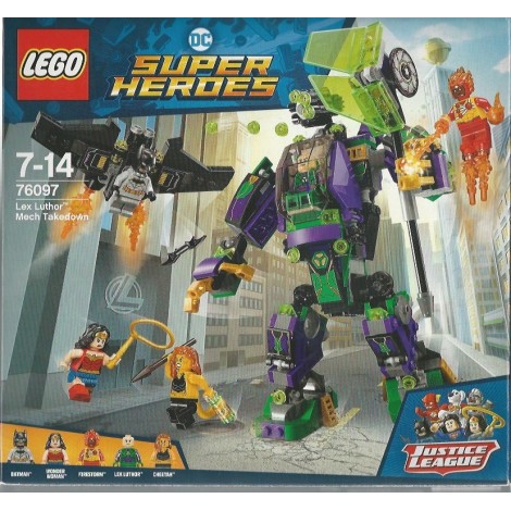 LEGO MARVEL SUPER HEROES 76097  LEX LUTHOR MECH TAKEDOWN