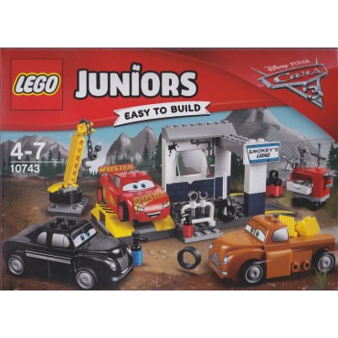 LEGO JUNIORS EASY TO BUILT 10743 CARS 3 IL GARAGE DI SMOKEY
