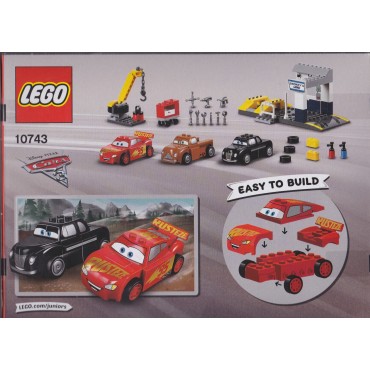 LEGO JUNIORS EASY TO BUILT 10743 CARS 3 IL GARAGE DI SMOKEY