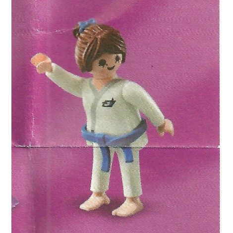 PLAYMOBIL FI?URES  6841 SERIE 10 KARATE WOMAN