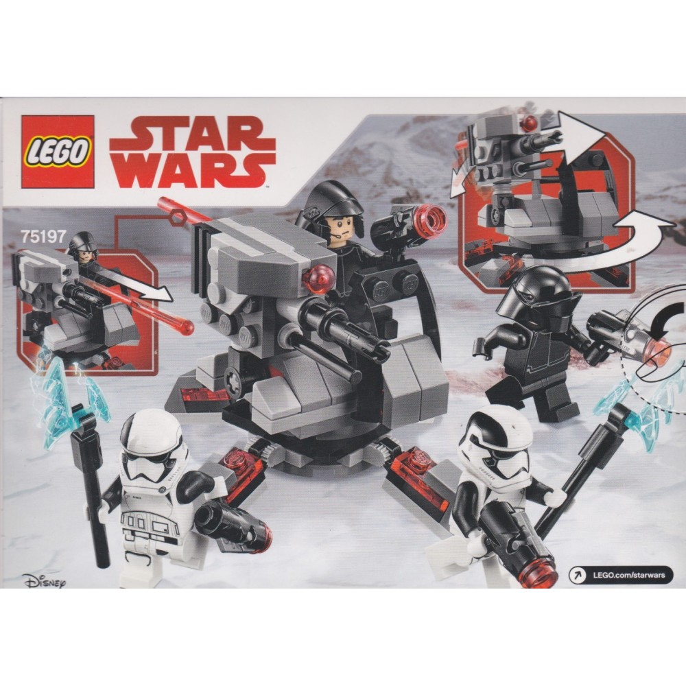 LEGO Star Wars: The Last Jedi First Order Specialists Battle Pack 75197  Building Kit (108 Piece)