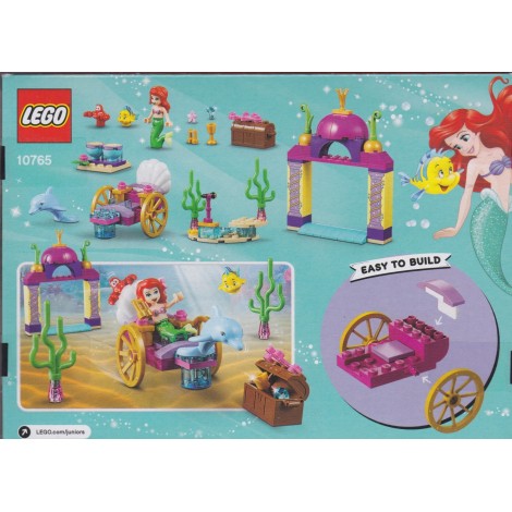 LEGO JUNIORS EASY TO BUILT 10765 IL CONCERTO SOTTOMARINO DI ARIEL