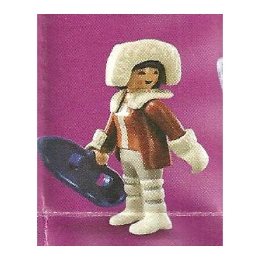 PLAYMOBIL FI?URES  6841 SERIE 10 INUIT ESKIMO WOMAN