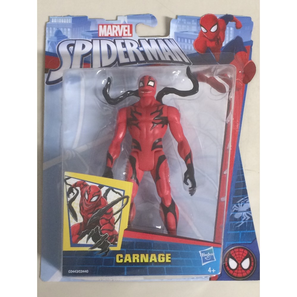 SPIDER MAN  ACTION FIGURE 6" - 15 cm CARNAGE Hasbro C0443