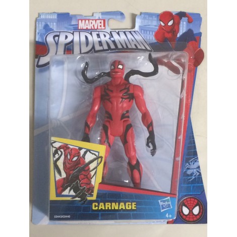 SPIDER MAN  ACTION FIGURE 6" - 15 cm CARNAGE Hasbro C0443