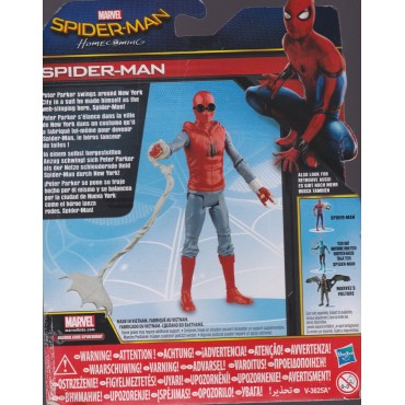 SPIDER MAN  HOMECOMING ACTION FIGURE 6" - 15 cm HOMEMADE SUIT SPIDER MAN Hasbro B9991