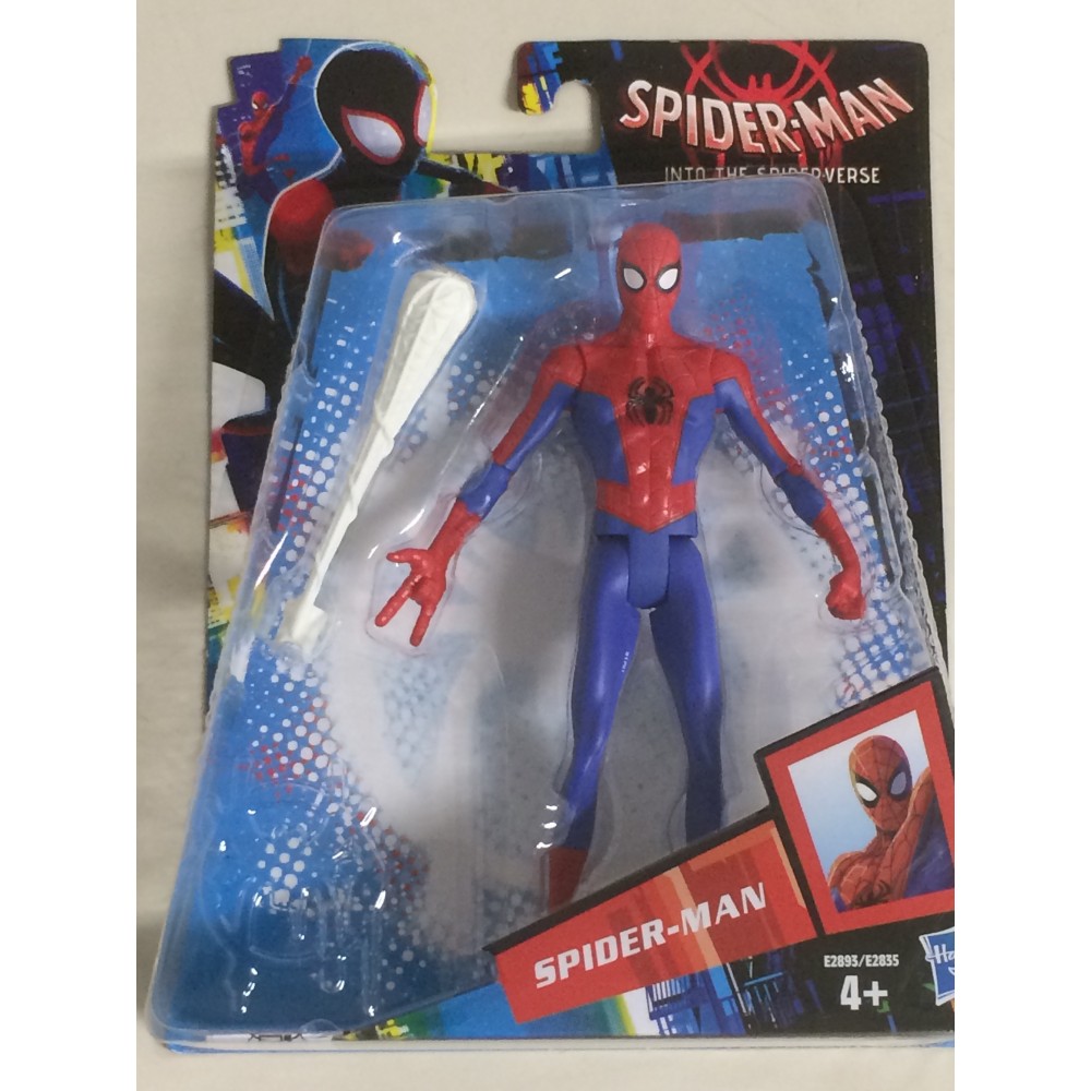 SPIDER MAN  INTO THE SPIDERVERSE ACTION FIGURE 6" - 15 cm  SPIDER MAN Hasbro E2893