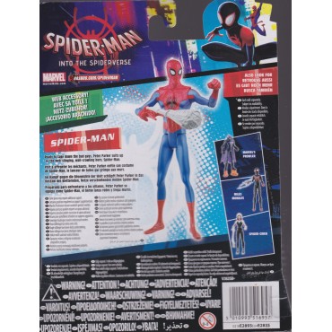 SPIDER MAN  INTO THE SPIDERVERSE ACTION FIGURE 6" - 15 cm  SPIDER MAN Hasbro E2893