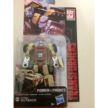 TRANSFORMERS ACTION FIGURE 3.75" - 9 cm  POWER OF THE PRIMES AUTOBOT OUTBACK Hasbro E1161