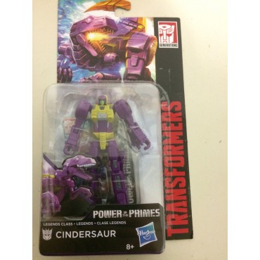 TRANSFORMERS ACTION FIGURE 3.75" - 9 cm  POWER OF THE PRIMES CINDERSAUR Hasbro E1160