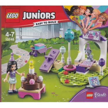 LEGO JUNIORS EASY TO BUILD 10748 FRIENDS IL PARTY DEGLI ANIMALI DI EMMA