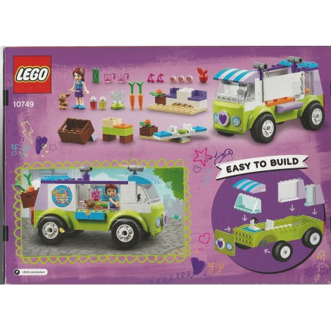 LEGO JUNIORS EASY TO BUILD 10749 FRIENDS IL MERCATO BIOLOGICO DI MIA