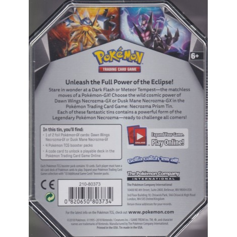 POKEMON trading card game TIN BOX DAWN WINGS MAGEARNA GX English cards