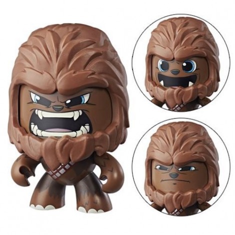 STAR WARS MIGHTY MUGGS 02 CHEWBACCA action figure  3.75" - 9 cm Hasbro E2172