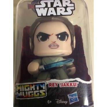 STAR WARS MIGHTY MUGGS 05 REY ( JAKKU ) action figure  3.75" - 9 cm Hasbro E2174