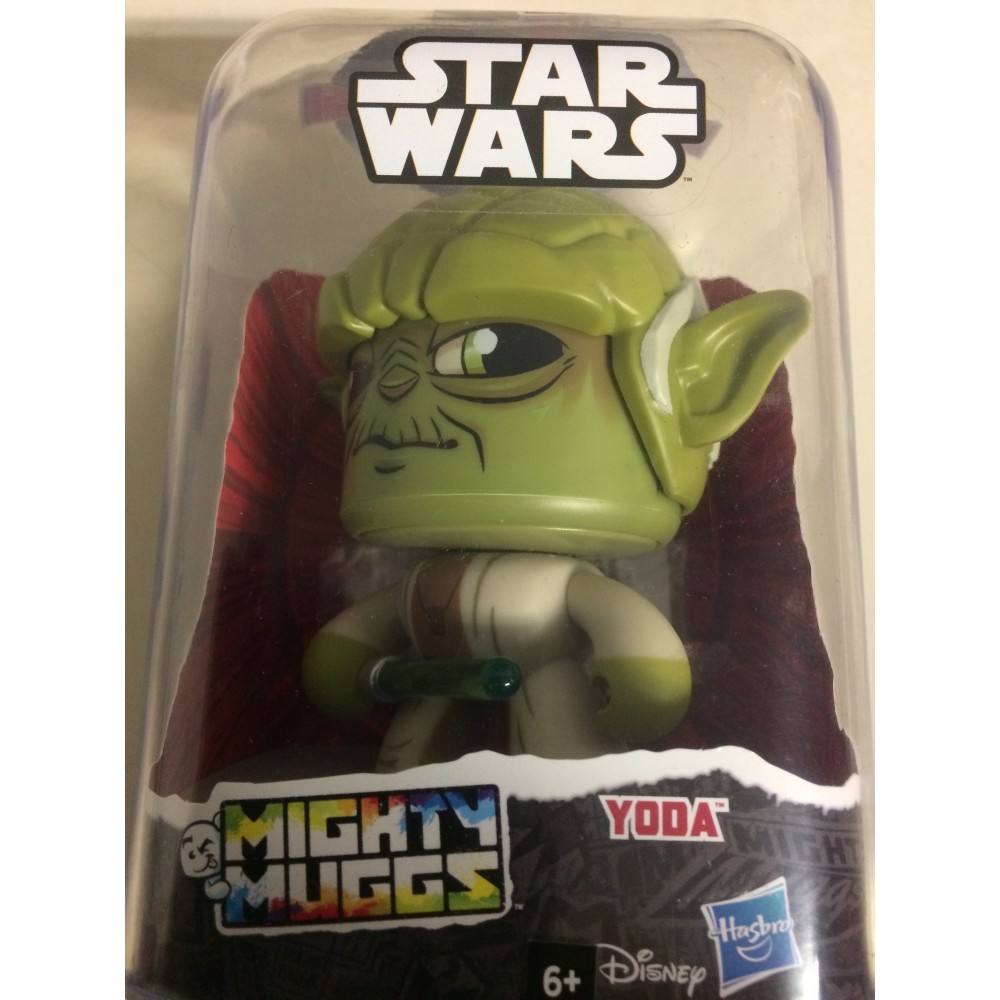 STAR WARS MIGHTY MUGGS YODA action figure  3.75" - 9 cm Hasbro E2179