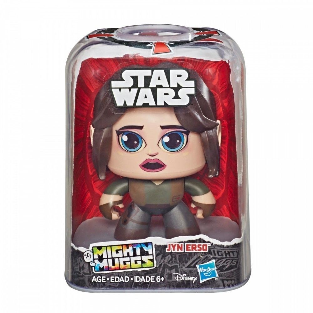 STAR WARS MIGHTY MUGGS 17 JYN ERSO action figure  3.75" - 9 cm Hasbro E2187