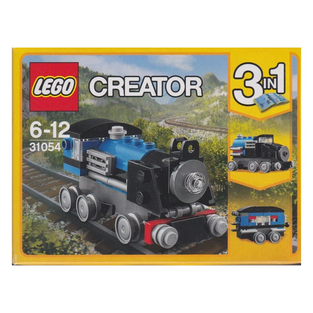 LEGO CREATOR 31054 LA LOCOMOTIVA BLU 3 IN 1