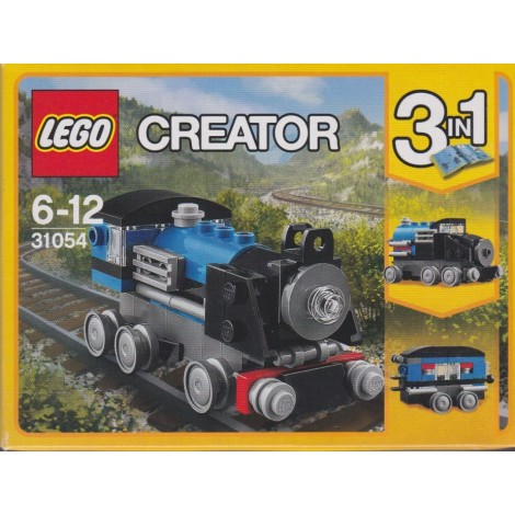 LEGO CREATOR 31054 LA LOCOMOTIVA BLU 3 IN 1