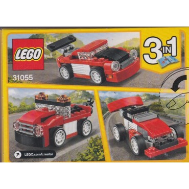 LEGO CREATOR 31055 IL BOLIDE ROSSO 3 IN 1