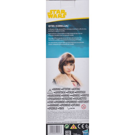 STAR WARS ACTION FIGURE 12 " - 30 cm QI 'RA ( CORELLIA ) HASBRO E2879