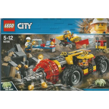 LEGO CITY 60186 TRIVELLA PESANTE DA MINIERA