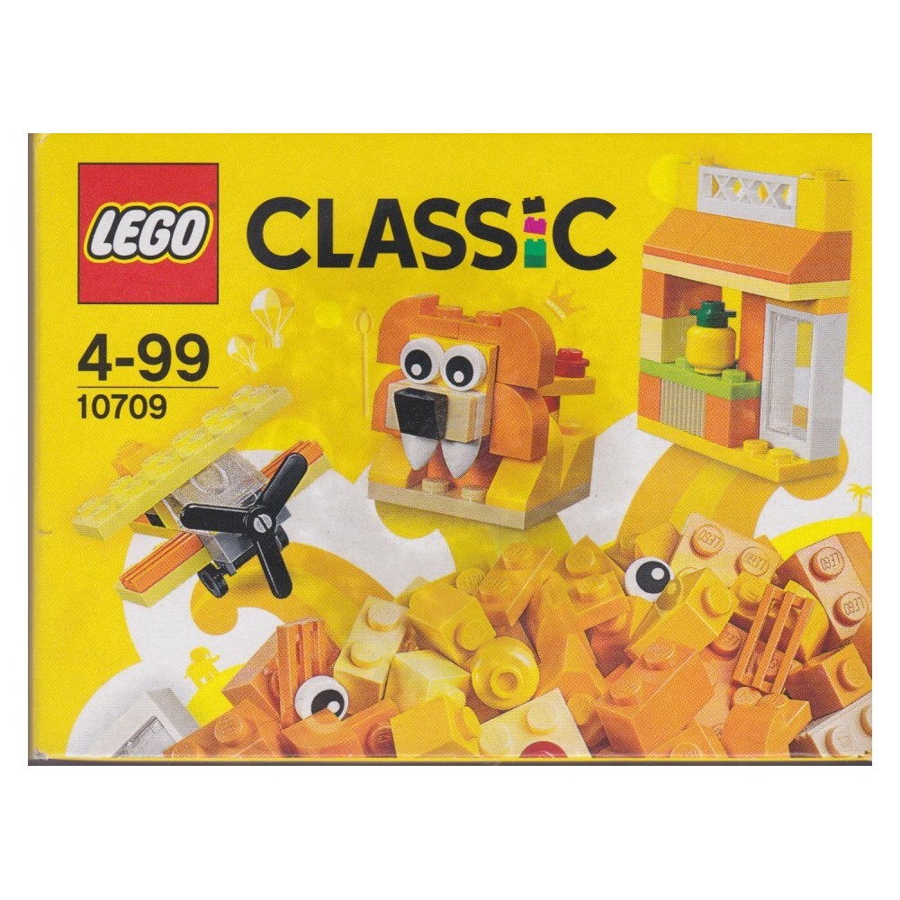 LEGO CLASSIC 10709 SCATOLA DELLA CREATIVITA' ARANCIONE