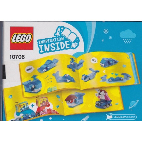 Overholdelse af Tumult Globus LEGO CLASSIC 10706 BLUE CREATIVITY BOX