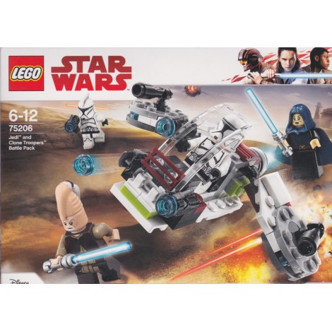 LEGO STAR WARS 75206 BATTLE PACK JEDI & CLONE TROOPERS