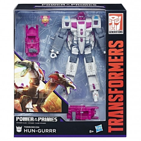 TRANSFORMERS ACTION FIGURE  VOYAGER  CLASS TERRORCON HUN - GURRR POWER OF THE PRIMES Hasbro E1138