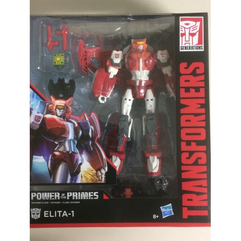 TRANSFORMERS ACTION FIGURE  VOYAGER  CLASS ELITA- 1 POWER OF THE PRIMES Hasbro E1139