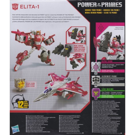 TRANSFORMERS ACTION FIGURE  VOYAGER  CLASS ELITA- 1 POWER OF THE PRIMES Hasbro E1139