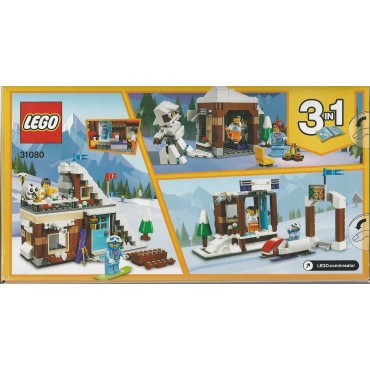 LEGO CREATOR 31080 VACANZA INVERNALE MODULARE 3 IN 1