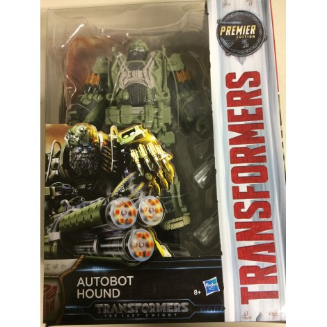 TRANSFORMERS ACTION FIGURE 5,5" - 15 cm AUTOBOT HOUND Hasbro C2357 THE LAST KNIGHT PREMIER EDITION DELUXE CLASS