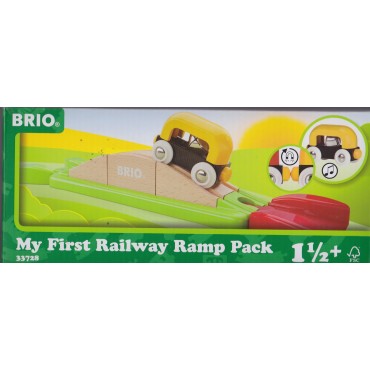 BRIO 33728 MY FIRST RAILWAY RAMP PACK  WOODEN RAILWAY TRACK SYSTEM