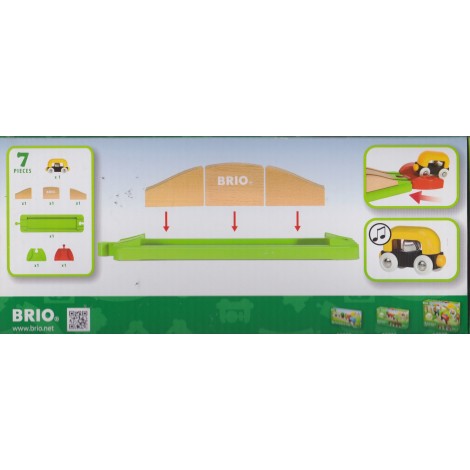 BRIO 33728 MY FIRST RAILWAY RAMP PACK  WOODEN RAILWAY TRACK SYSTEM