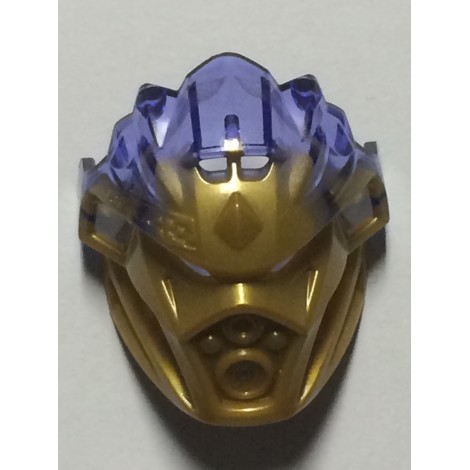 LEGO USED BIONICLE REPLACEMENT PART 24154 MASK N°3 2016 MULTICOLOR GOLD & VIOLET