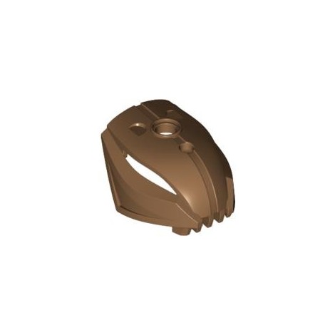 LEGO USED BIONICLE REPLACEMENT PART 44807  HEAD BROWN