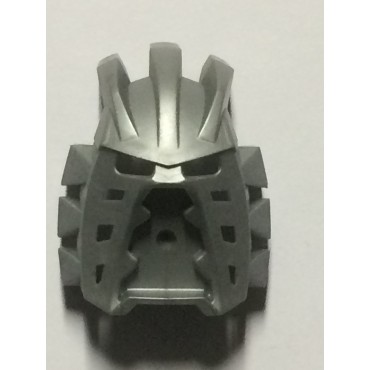 LEGO USED BIONICLE REPLACEMENT PART 44814 7th MASK  TOA SILVER MET.