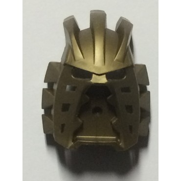 LEGO USED BIONICLE REPLACEMENT PART 44814 7th MASK  TOA GOLD