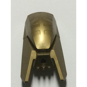 LEGO USED BIONICLE REPLACEMENT PART 53384 TOA MASK N° 1 BRONZE - MET SAND YELLOW