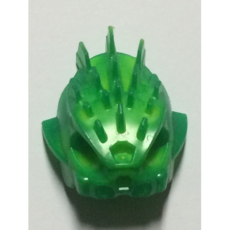 LEGO USED BIONICLE REPLACEMENT PART 57553 HEAD ( BAD ) n° 6 2007 GREEN