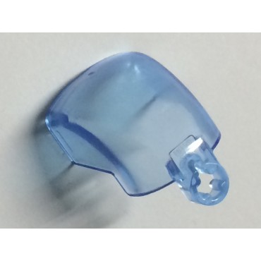 LEGO USED BIONICLE REPLACEMENT PART 57702  VISOR 2007 TRANSPARENT BLUE