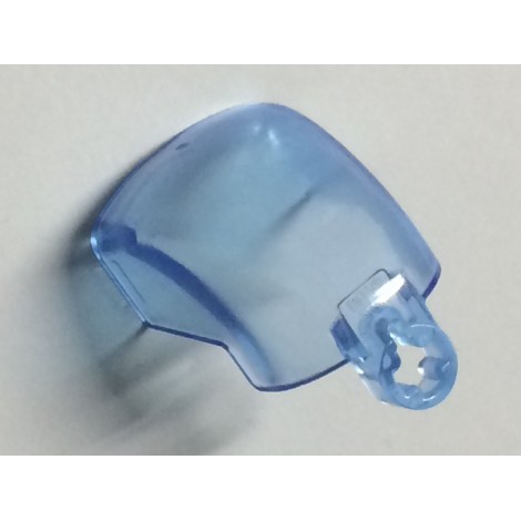 LEGO USED BIONICLE REPLACEMENT PART 57702  VISOR 2007 TRANSPARENT BLUE