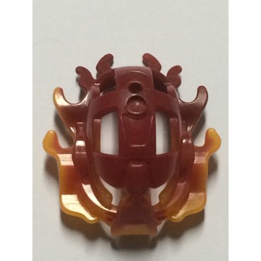 LEGO USED BIONICLE REPLACEMENT PART 64320 MASK 8 2009 RED MULTICOLOR