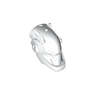 LEGO USED BIONICLE REPLACEMENT PART 87802  mask n°2 2010 WHITE