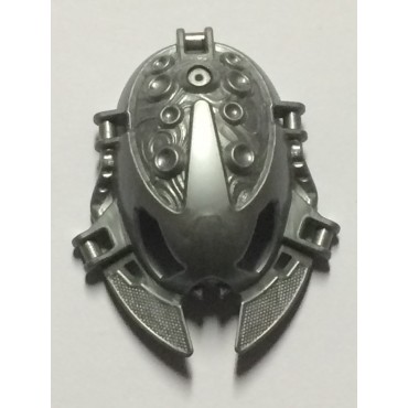 LEGO USED BIONICLE REPLACEMENT PART 98581 MASK N°3 2012 SILVER MET.