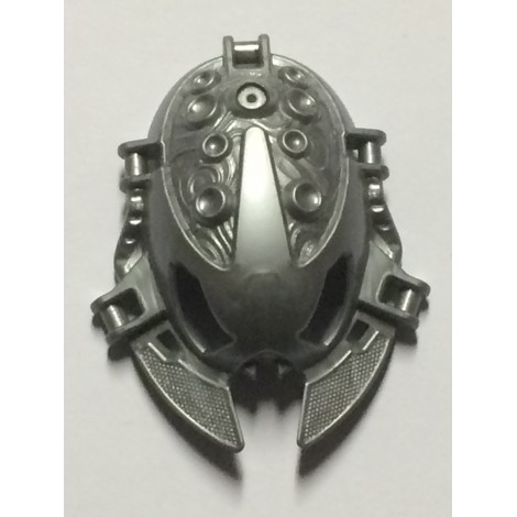 LEGO USED BIONICLE REPLACEMENT PART 98581 MASK N°3 2012 SILVER MET.